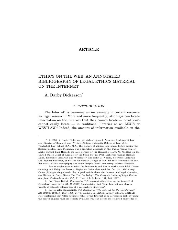 annotated bibliography headnote annotated bibliography headnote
